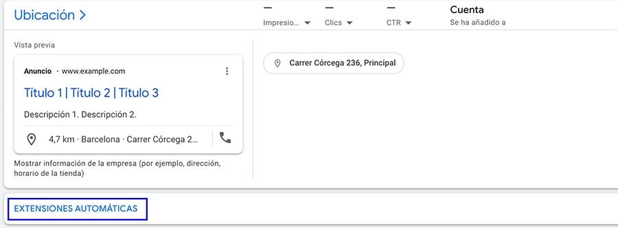 añadir extension asociacion
