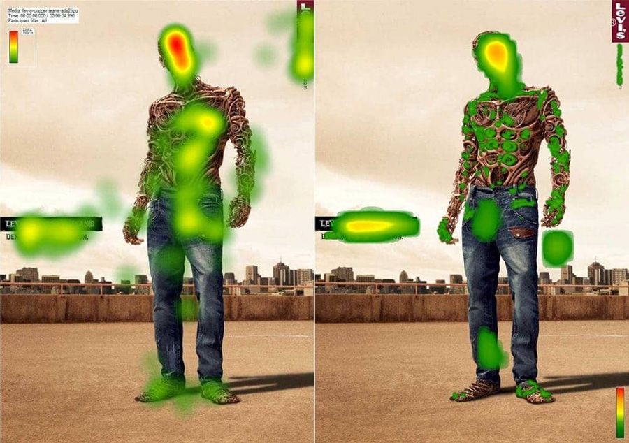 ejemplo mapa de calor levis neuromarketing ejemplo mapa de calor levis