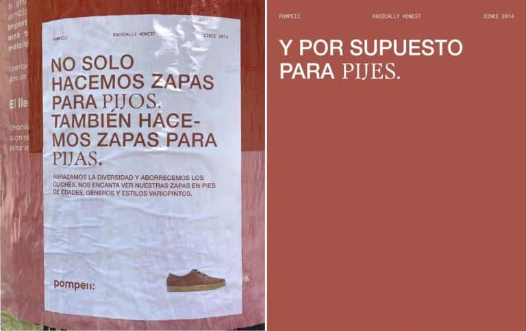 pompeii brand lenguaje inclusivo