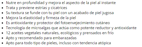 Ejemplo de texto persuasivo con viñetas
