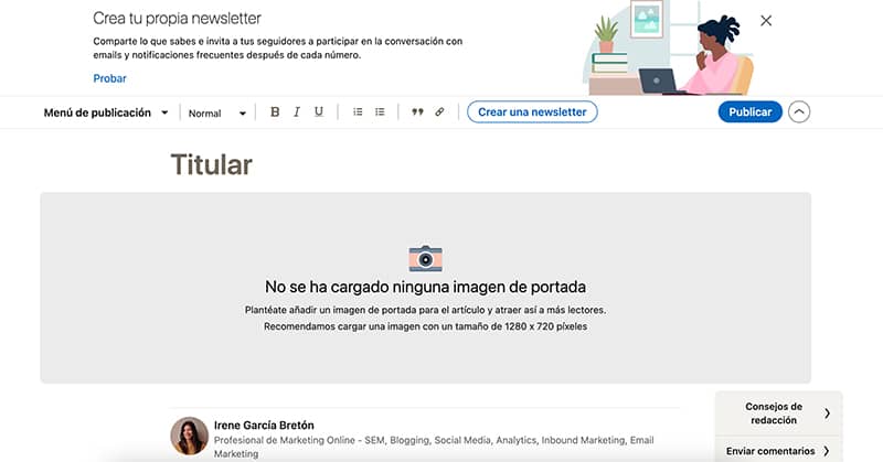 linkedin pulse pagina principal