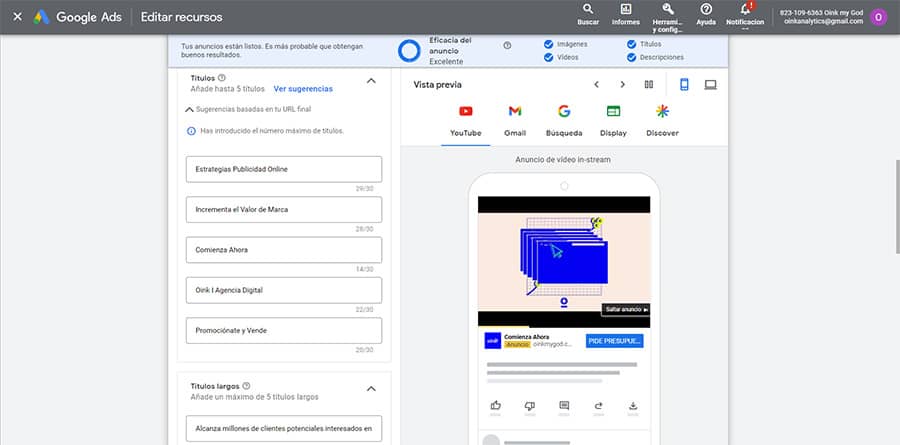 campaña maximo rendimiento google ads agregar recursos campaña maximo rendimiento google ads agregar recursos