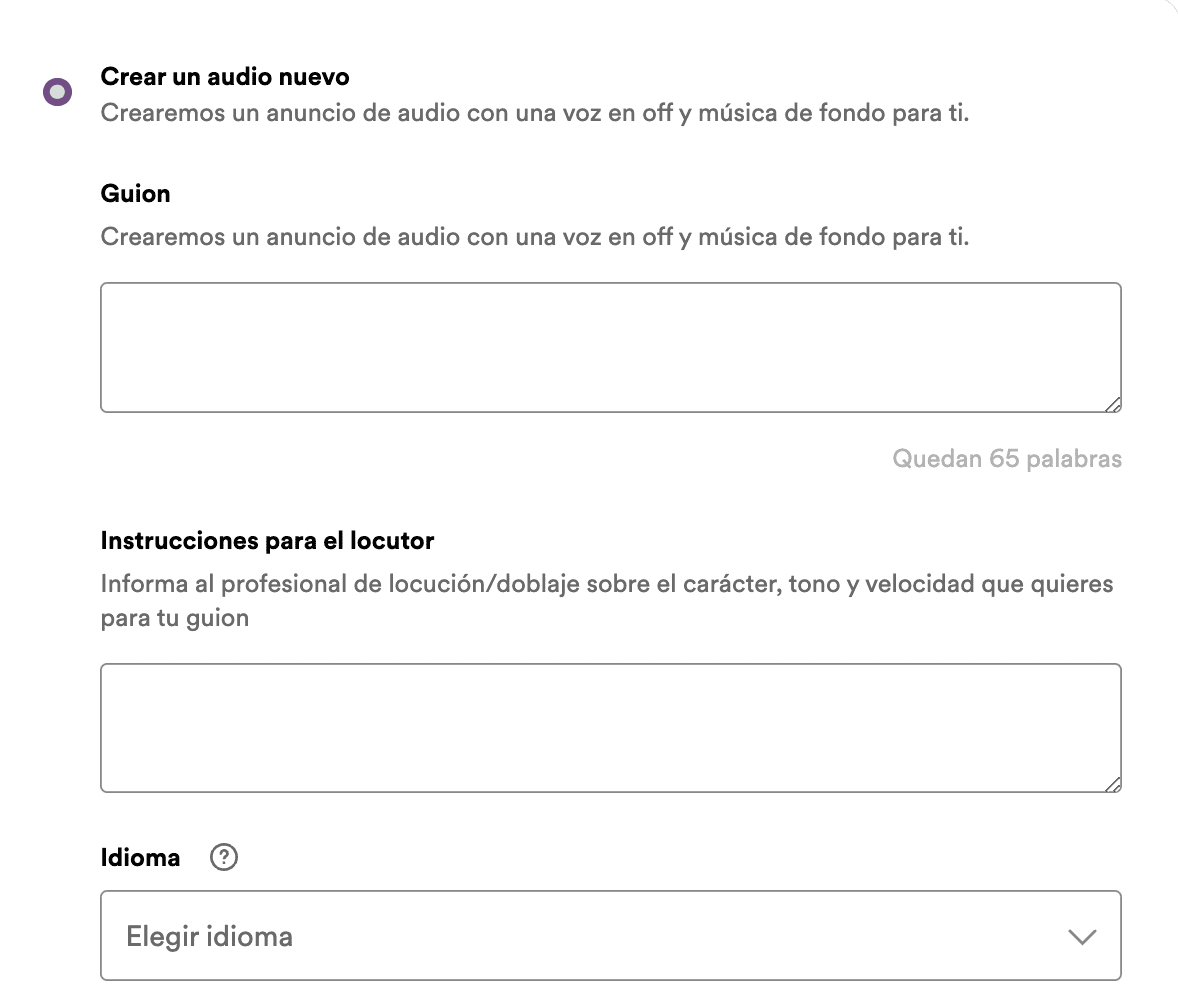 crear campaña spotify ad studio crear anuncio nuevo crear campaña spotify ad studio crear anuncio nuevo