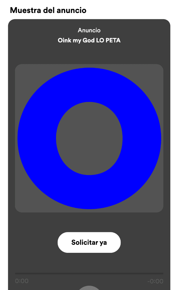 ejemplo anuncio audio spotify ad studio