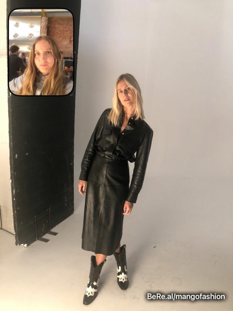 Mango usa BeReal red social en tendencia