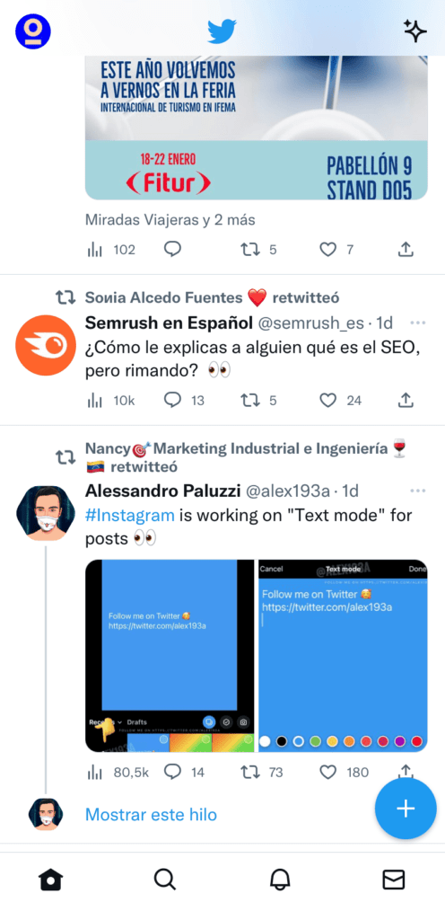 novedades twitter recomendados