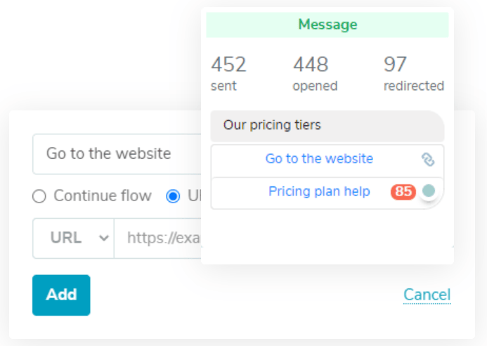 chatbot sendpulse enlace web