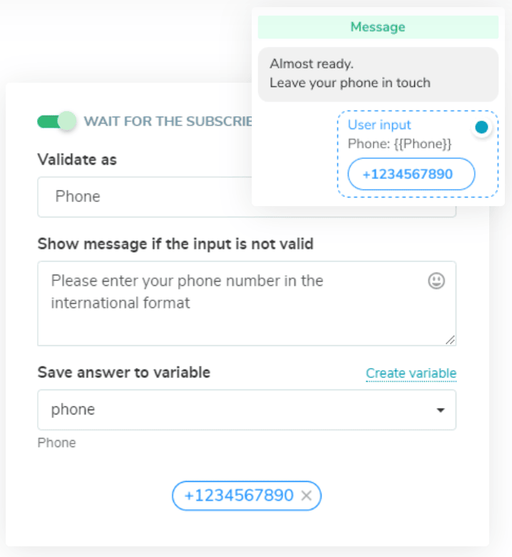 chatbot sendpulse informacion cliente