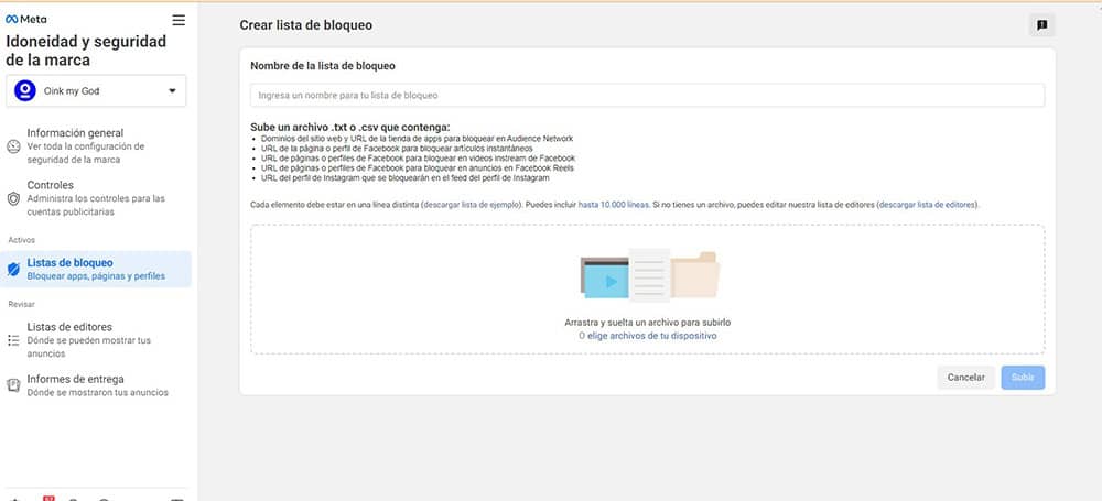 meta ads subir lista de bloqueo meta ads subir lista de bloqueo tinder