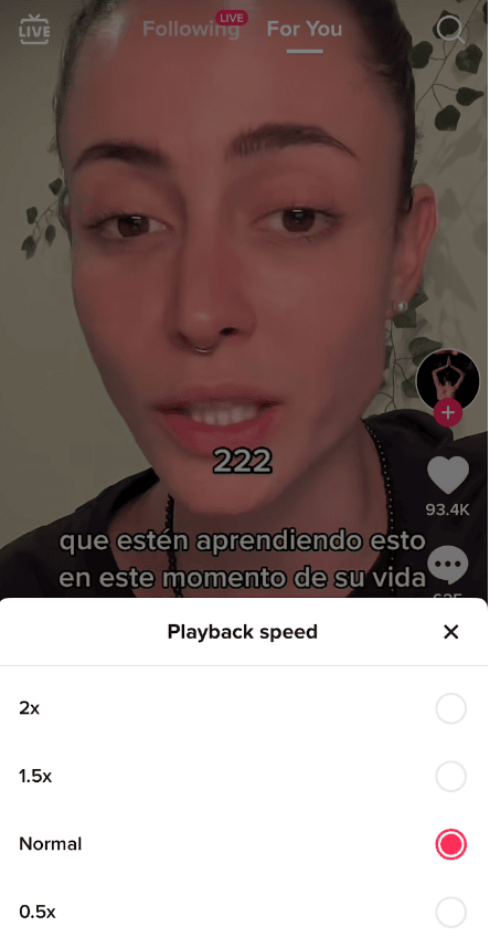 tiktok velocidad reproduccion tiktok velocidad reproduccion