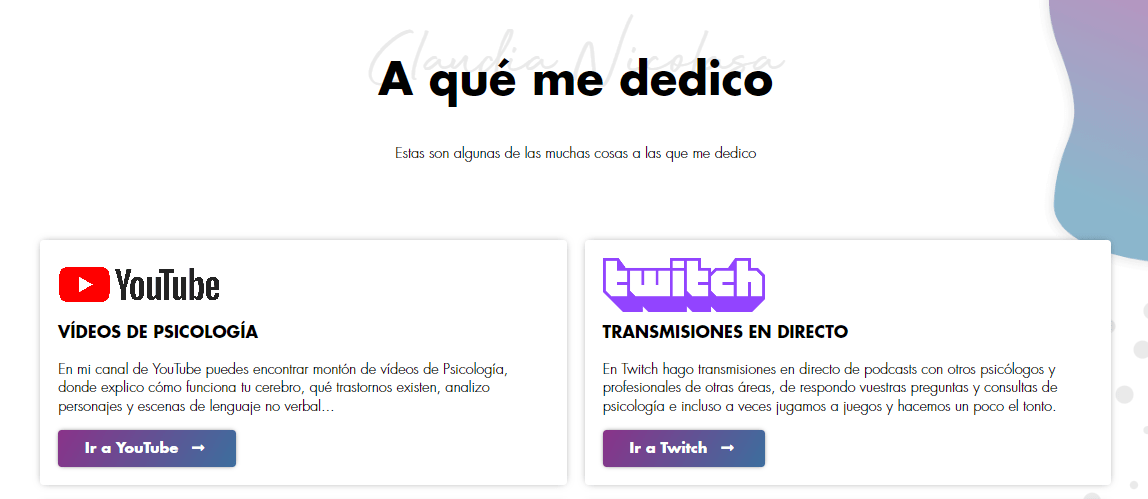claudia nicolasa psicologia en twitch