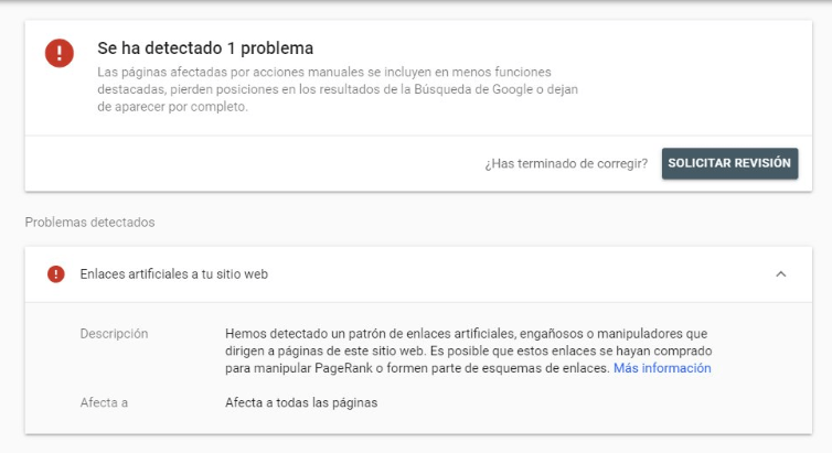 Ejemplo de acciones manuales google Ejemplo de acciones manuales