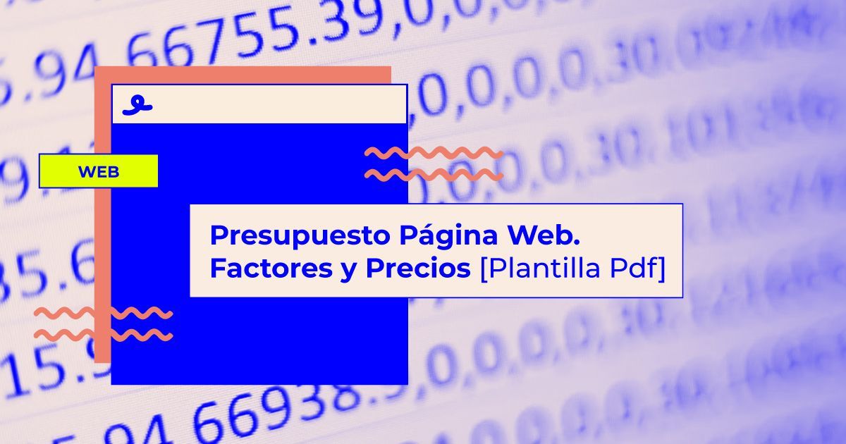 como crear un presupuesto para una página web