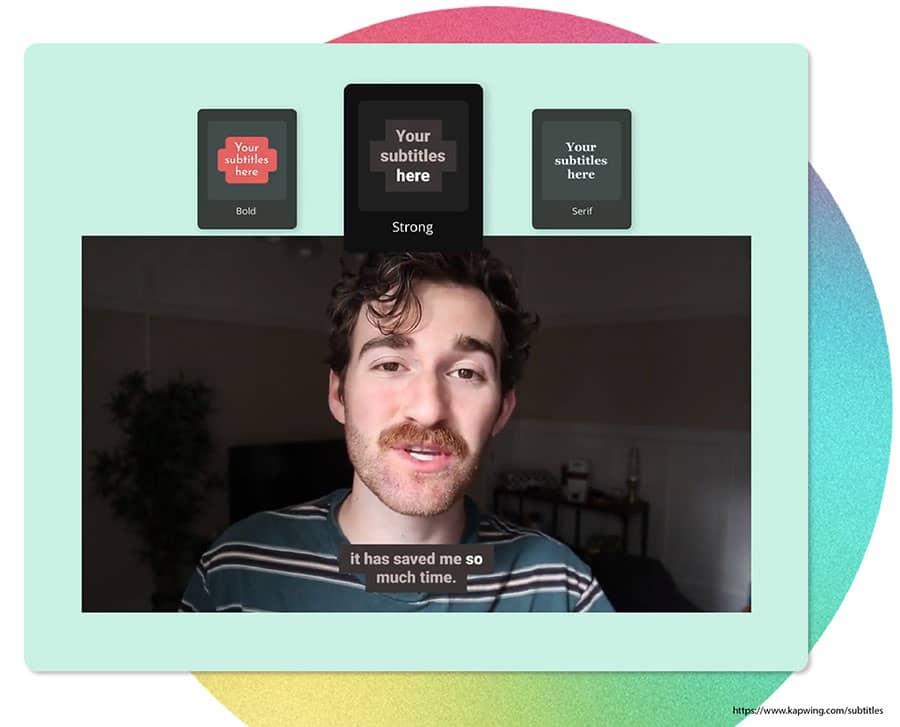 Subtitulos ejemplo diseño inclusivo