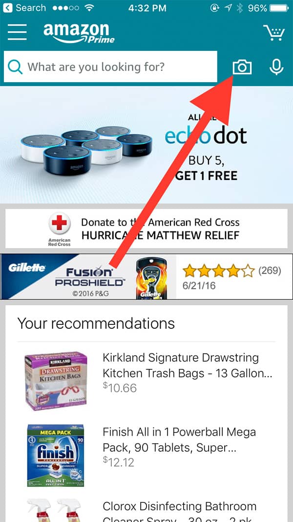 busqueda con imagenes amazon