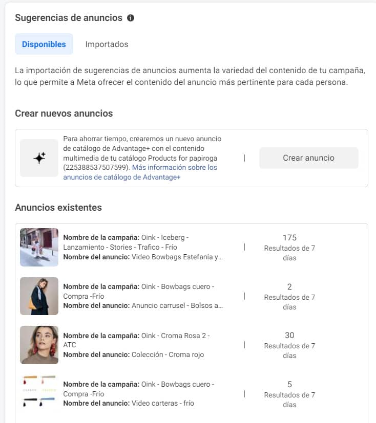 sugerencia de anuncios meta ads sugerencia de anuncios meta ads