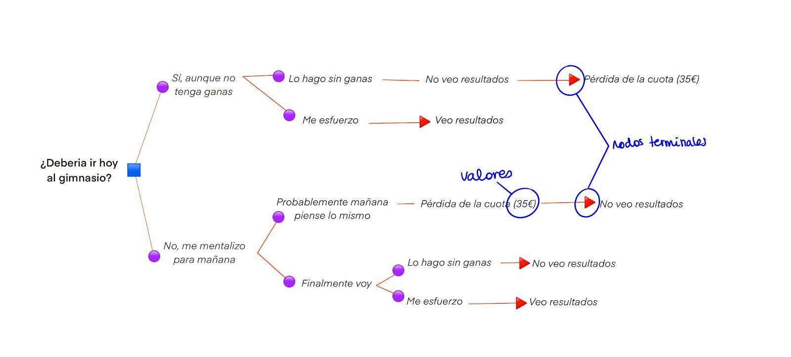ejemplo pasos crear arbol de decisiones