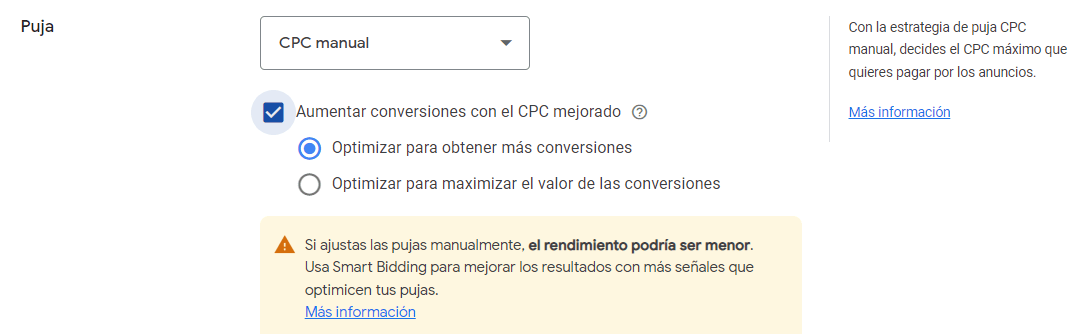 Estrategia de puja de CPC Manual en Google Ads Estrategia de puja de CPC Manual en Google Ads