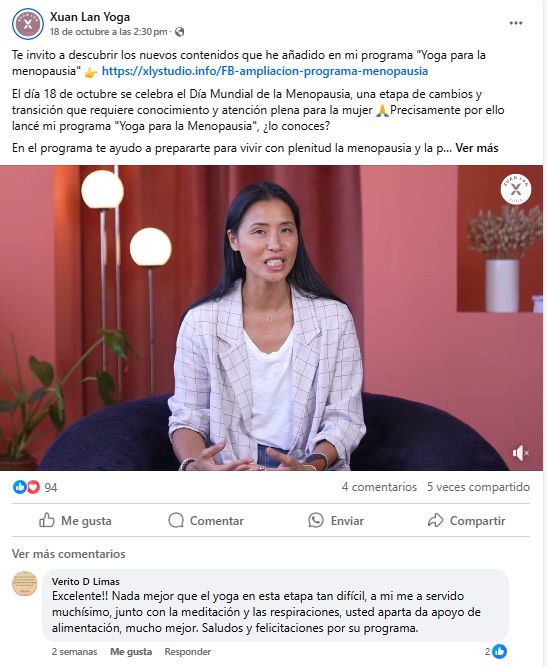 xuan lan yoga ejemplo buen engagement