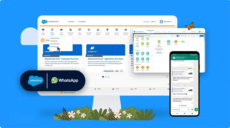 salesforce herramienta crm con integracion con whatsapp