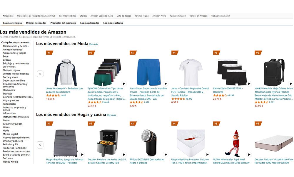 amazon ejemplo experiencia de usuario