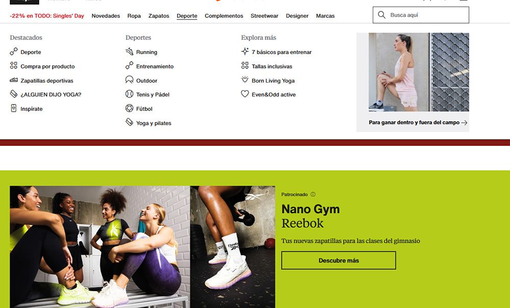 zalando ejemplo experiencia de usuario