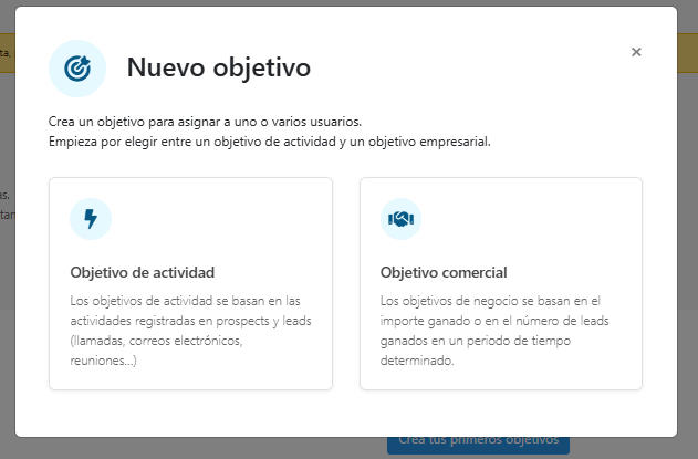 nocrm nuevo objetivo