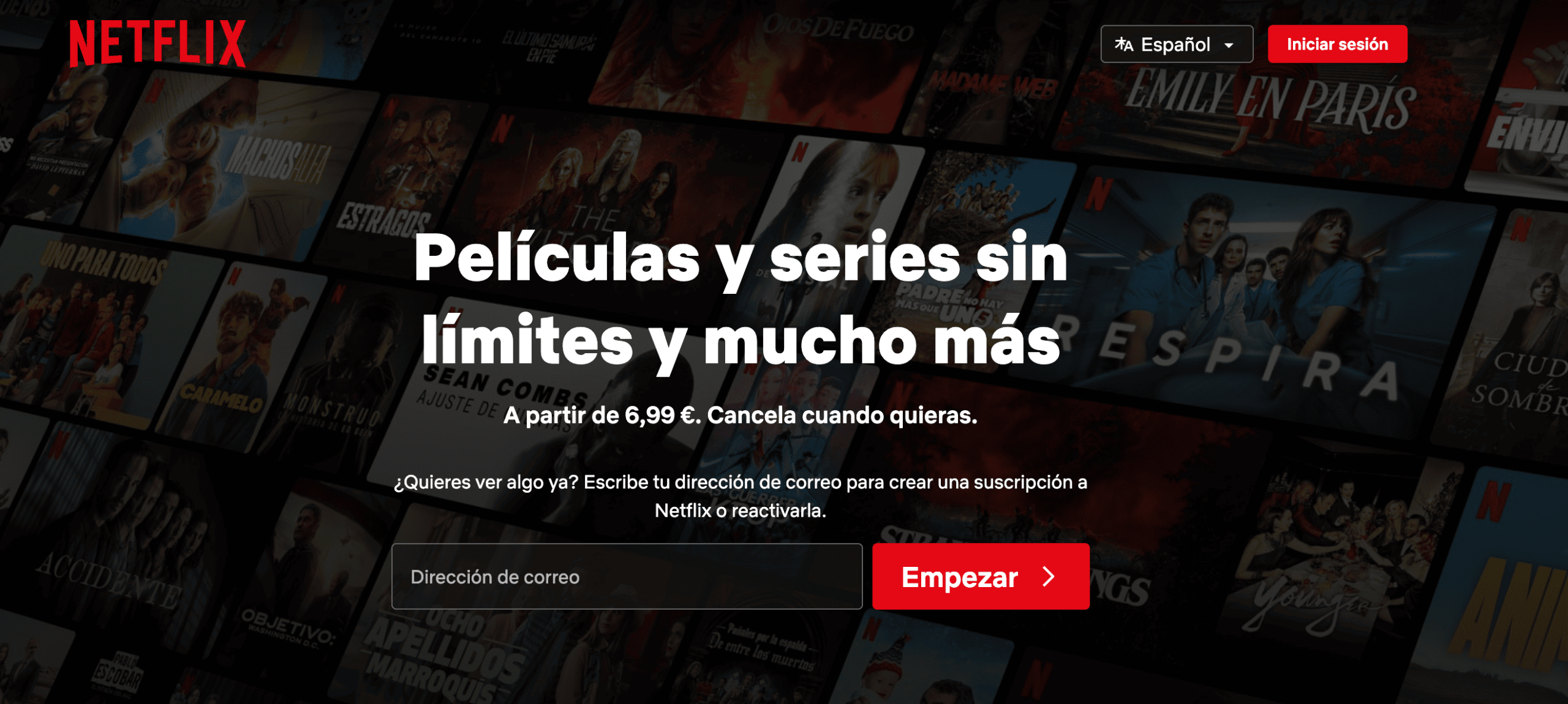 ejemplo netflix microcopy netflix microcopy